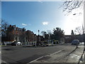 View of the fountain in the centre of the road in Dulwich Village #2