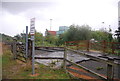 Level crossing across the branch line