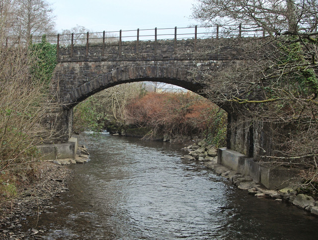 Railway bridge over the Llynfi River, Aberkenfig