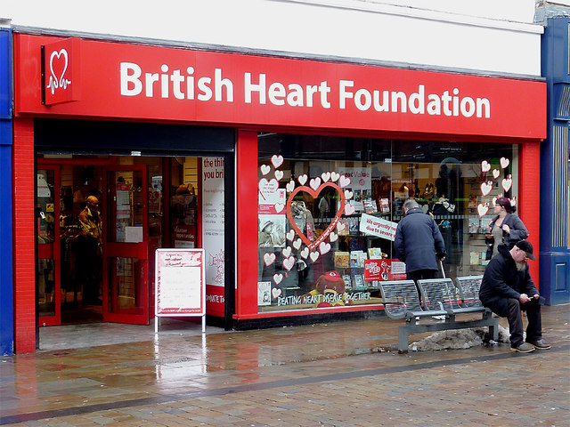 British Heart Foundation shop in Wolverhampton