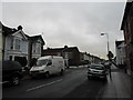 Approaching the crossroads of Wimborne, Clovelly and Woodmancote Roads