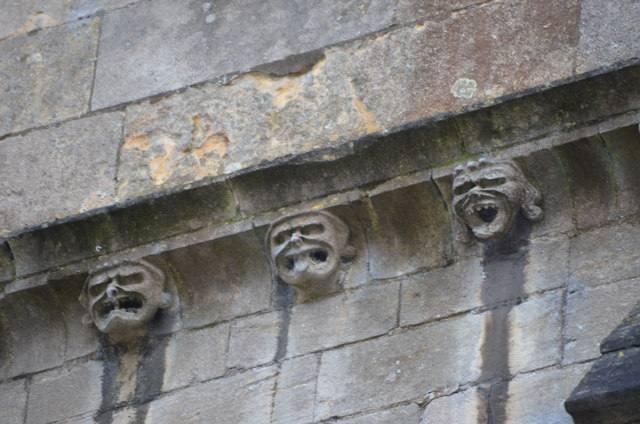 Stone Faces, St Wulfram's church, Grantham