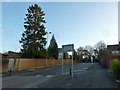 Looking southwards up Winnall Manor Road