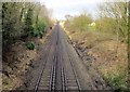 The Chester to Birkenhead Railway Line heading North