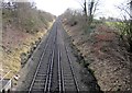 The Chester to Birkenhead Railway Line heading South