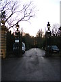 The entrance to Stud Lodges & Childwick Hall