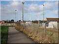 Footpath and level crossing