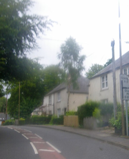 Residential uses along the A81 in Blanefield
