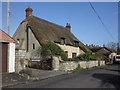 ST2727 : Thatched cottage, Creech Heathfield by Roger Cornfoot