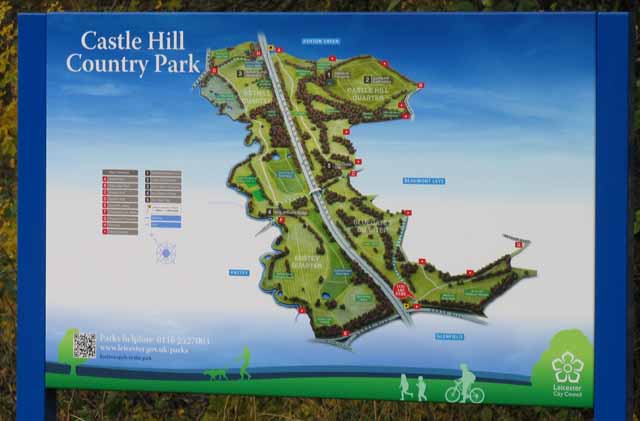 Castle Hill Country Park Plan © Andrew Tatlow Geograph Britain And