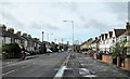 Cherry Hinton Road in winter