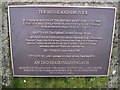 The Highland Drover - plaque