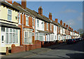 Terraced housing in Blakenhall, Wolverhampton