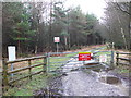 SY8291 : Military Access gate On Tonerspuddle Heath by Nigel Mykura