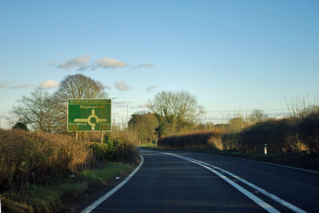 A31 near the Roundhouse roundabout