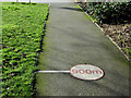 Footpath markings in Phoenix Park, Blakenhall, Wolverhampton