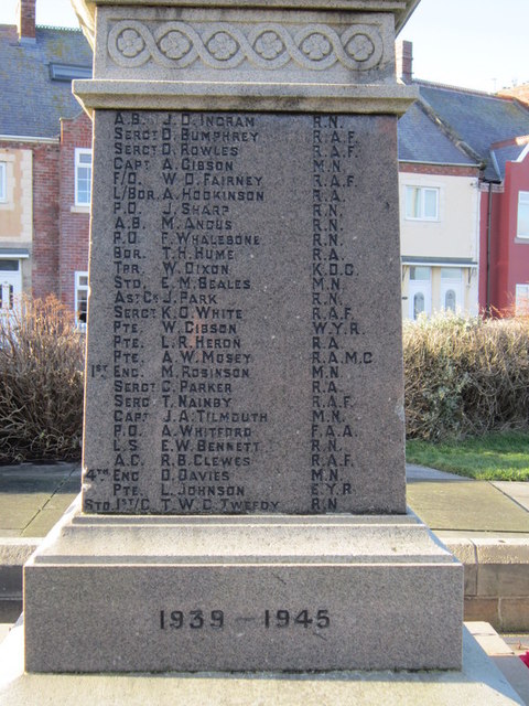 The War Memorial at Seaton Sluice