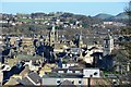 Hawick town centre from the Motte