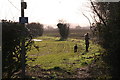 Footpath from Holton to the disused railway