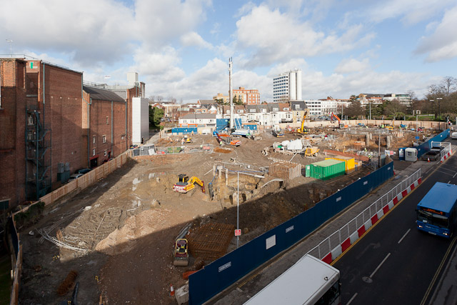 Building site between Commercial Road... © Peter Facey :: Geograph ...