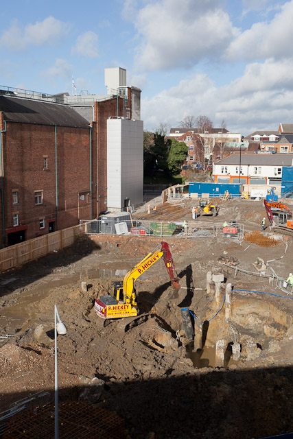 Building site between Commercial Road... © Peter Facey :: Geograph ...