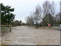 Entrance to Sand and Gravel Pits on Ford Heath