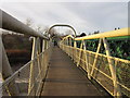 The footbridge over the River Wansbeck at Sheepwash