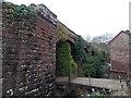 Western side of a disused railway viaduct, Blakeney