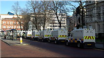 J3373 : Police Land Rovers, Belfast by Rossographer