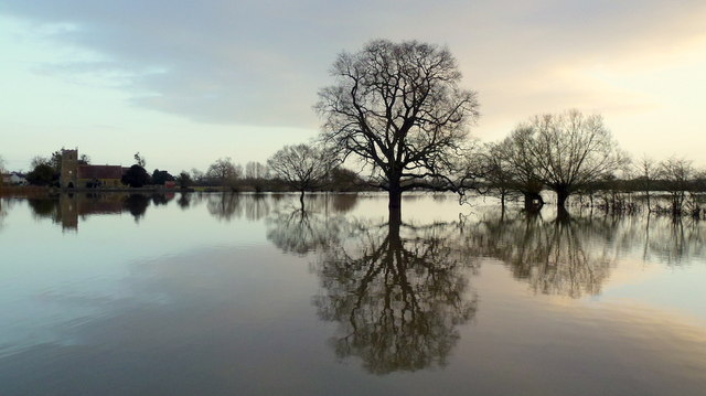 Flooded Tirley Marsh, again, 2