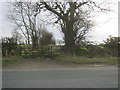 Field gate to access farmers track off the A688