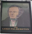 The Lord Palmerston pub sign, Haringey