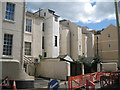 Staircase wings, rear of Den Crescent south