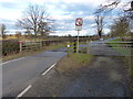 Cattle grid along Kilby Road