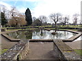 Octagonal pond, Bathurst Park, Lydney