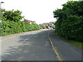 Wood End Road, looking north