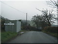 B5381 at Betws-Yn-Rhos village boundary