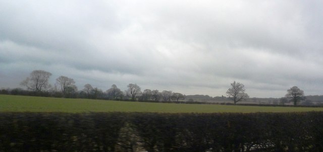 Fields near Hanbury Woodend