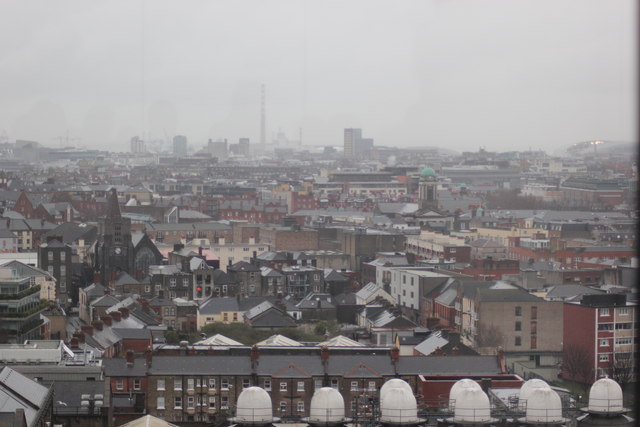 Dublin City in the Fog
