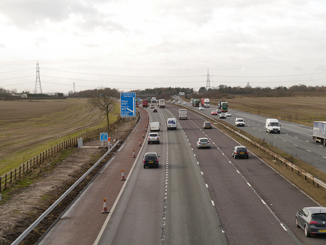 M62 Motorway © David Dixon Cc-by-sa/2.0 :: Geograph Britain And Ireland