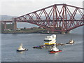 NT1379 : Sailing by North Queensferry by M J Richardson