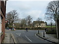 Cyclist at the junction of St Martin