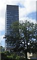 University Arts Tower, viewed from Sutton Street, Upperthorpe, Sheffield