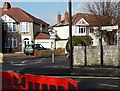 An old-style distance sign, Southmead Road, Bristol