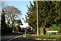 Road junction, west of Horsham centre