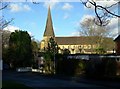 Horsham Parish Church from Fordingbridge Close