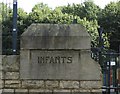 Infants Gatepost to St Mary