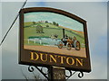 Village sign for Dunton