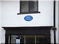 Plaque on former post office in Thorverton