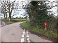 Fortescue Cross and Victorian postbox